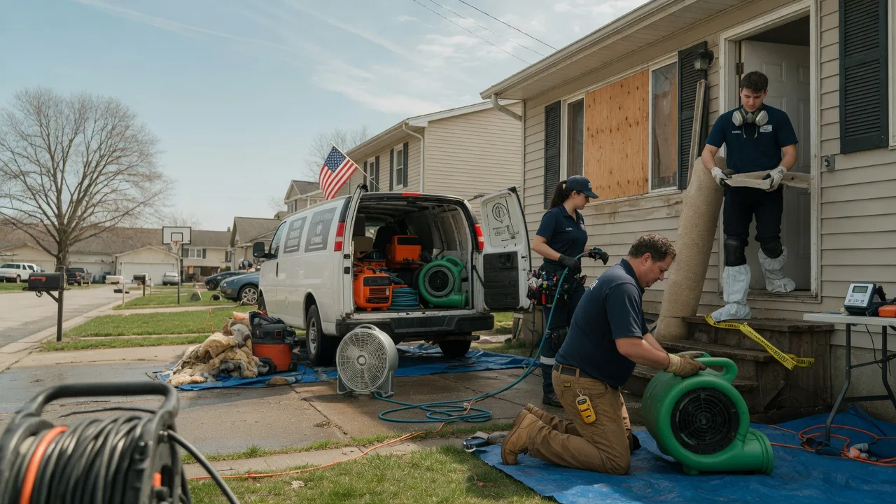 Water Damage Restoration in Pearl, IL near me